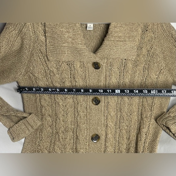 Cable Knit Cardigan Grandpa Core - Picture 4 of 4